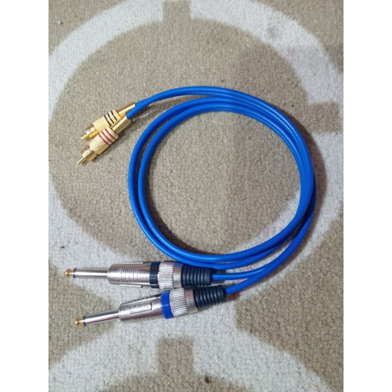 KABEL AUDIO KITANI ( JEK AKAI / RCA GOL) DARI MIKSER KE POWER AMPLIFER. DLL