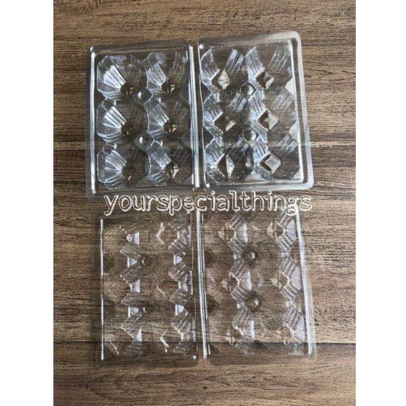 (50pcs) MIKA TELUR ISI 6/MIKA TELUR LUBANG TANPA PENGUNCI/TRAY TELUR ISI 6