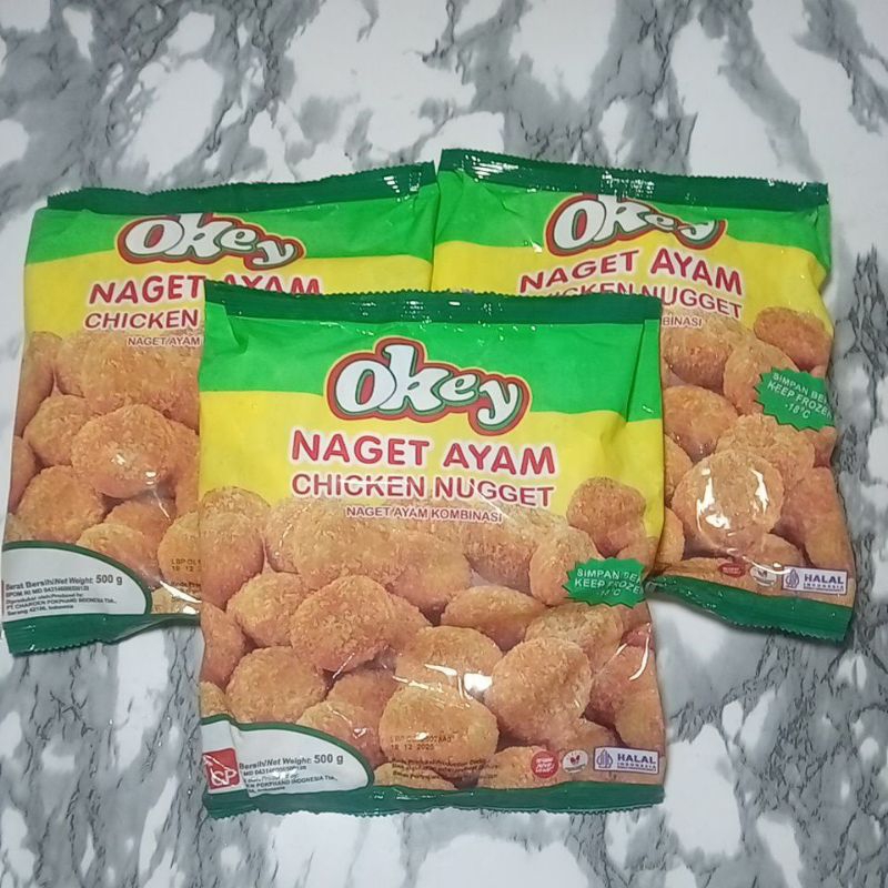 

Nugget ayam Okey bulat 500gr