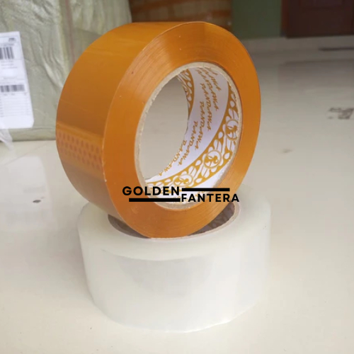 

Lakban Isolasi Solasi Tape Perekat Penempel Reparasi Mainan Pembungkus Paket Super Lengket 200 Yard