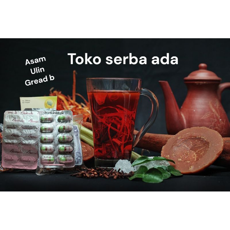 

minuman tradisional uwuh asam Ulin b kemasan 3blister