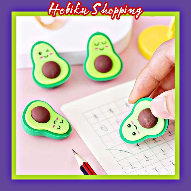 

Penghapus Lucu Avocado Penghapus Pensil Alpukat