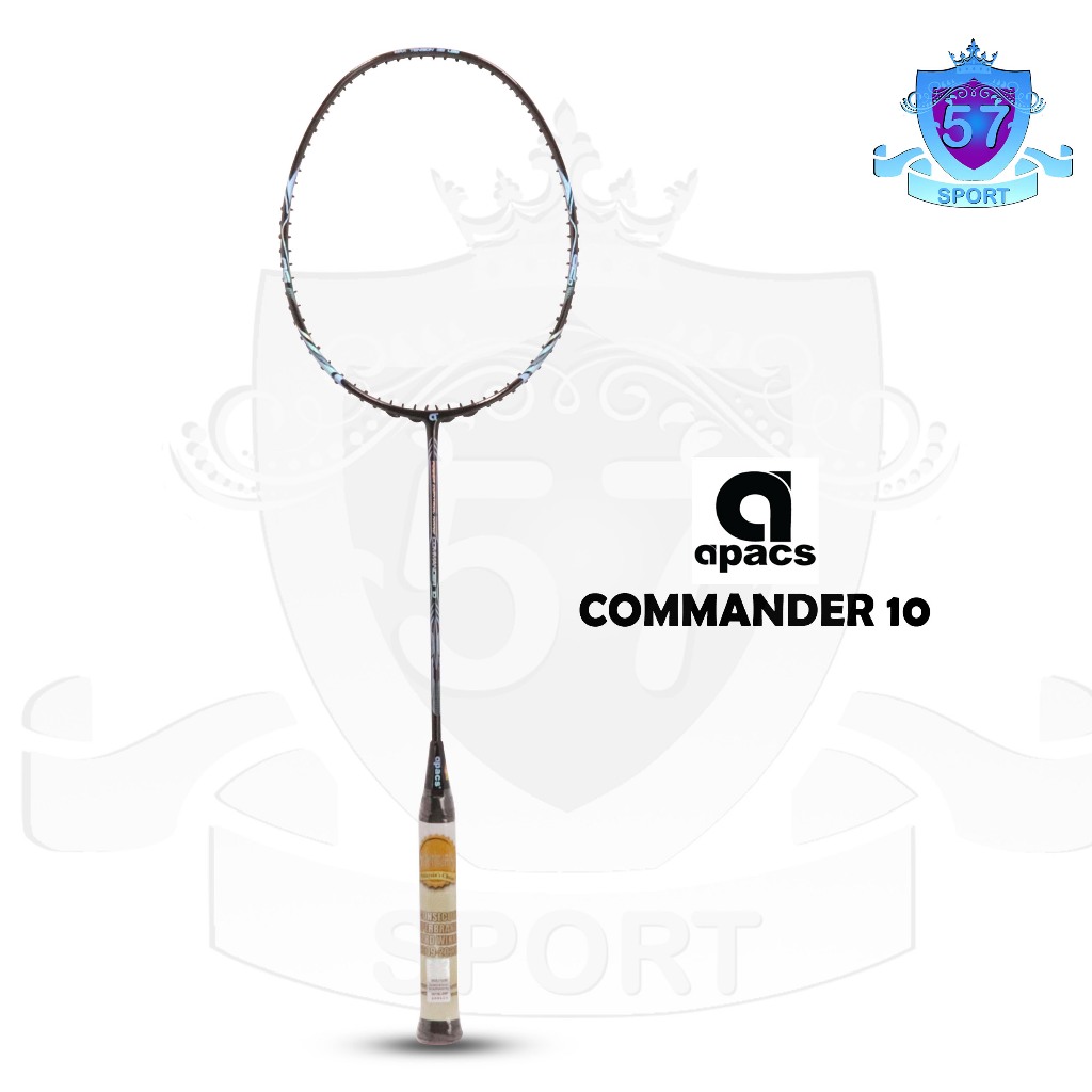 Raket Original Apacs Commander 10 Bonus Senar & Tas Badminton