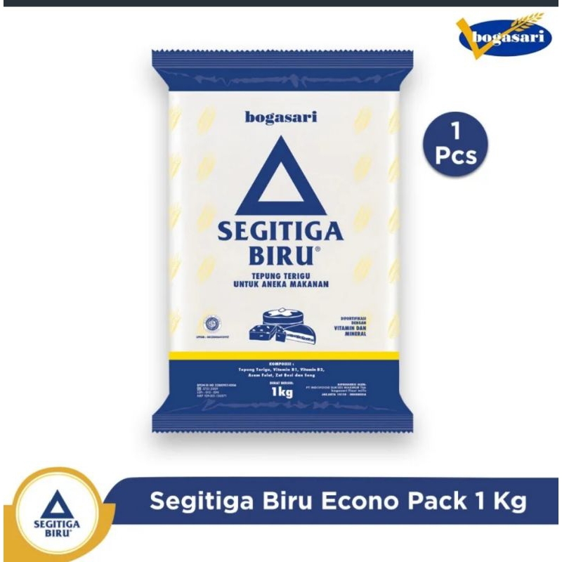 

FREE PACKING- Segitiga Biru Tepung Terigu 1kg