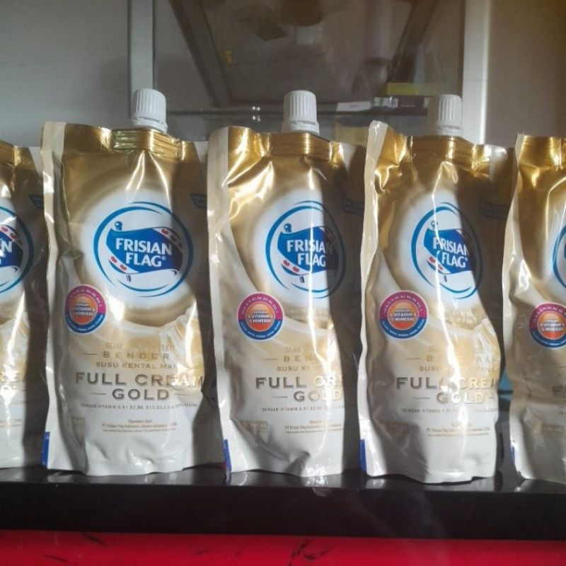 

susu kental manis bendera frisian flag gold pouch 280gr