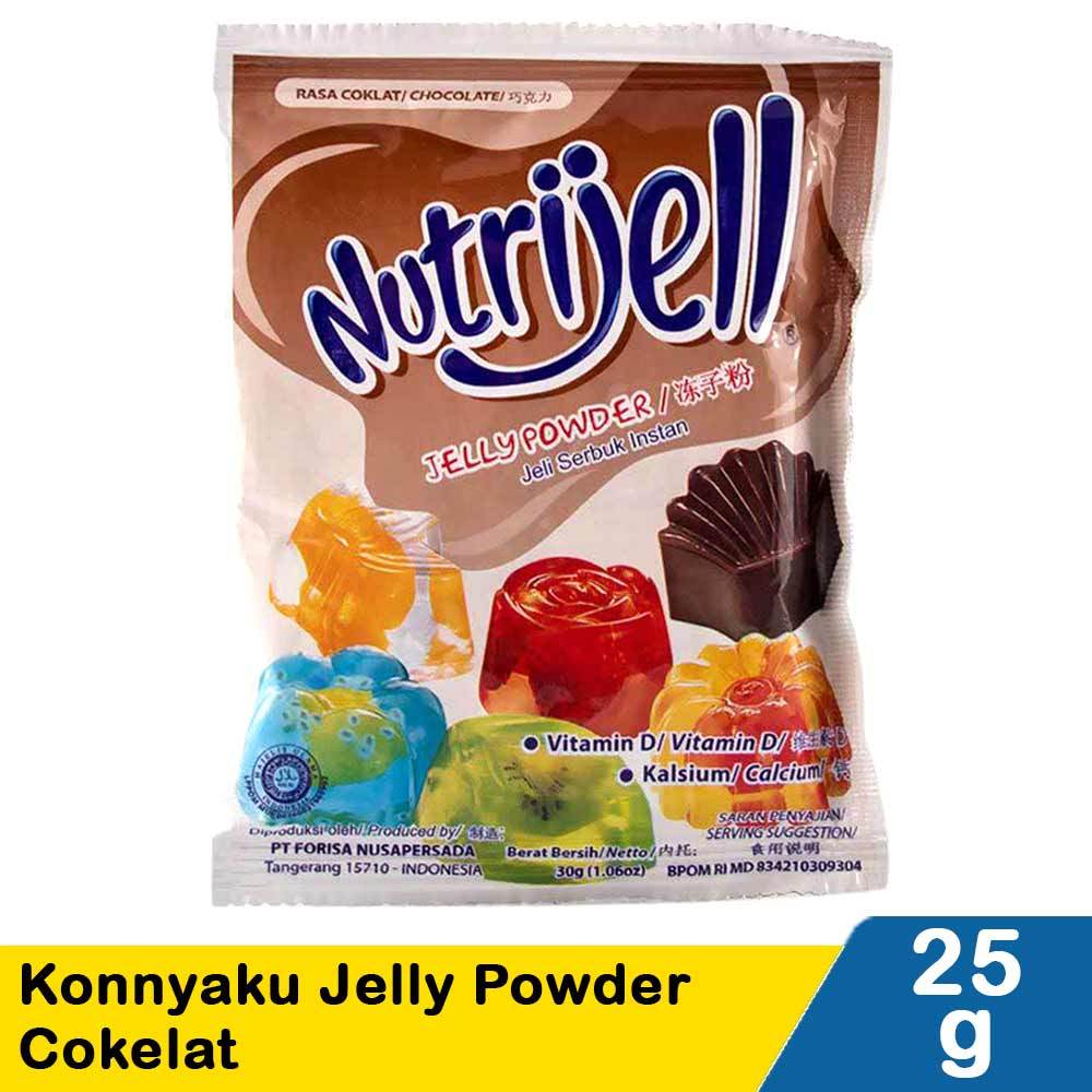 

Nutrijell Konnyaku Jelly Powder Coklat 25 gram