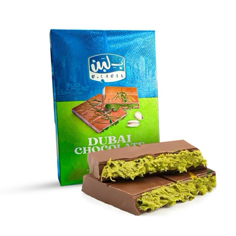 

Coklat Dubai B.Laban | Dubai Chocolate BLaban | Coklat Dubai | Dubai Chocolate Pistachio Kunafa