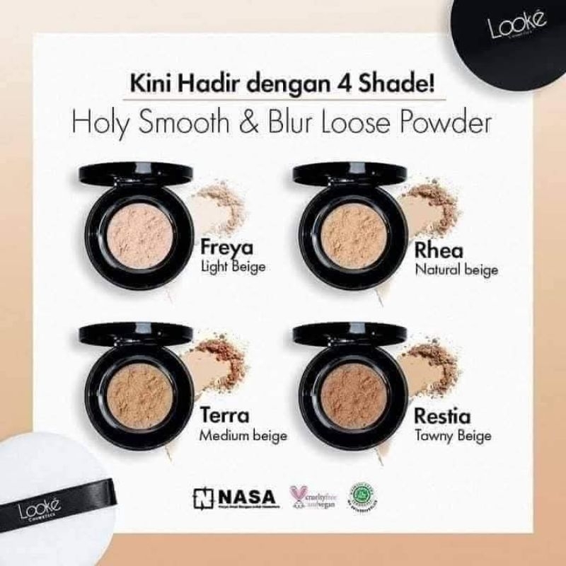 Holy Smooth & Blur Loose Powder LOOKE COSMETIC