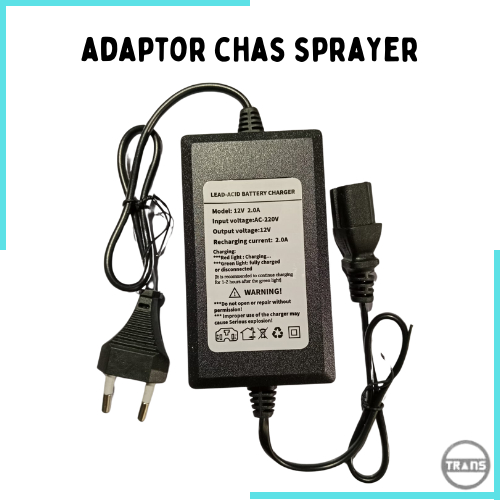 Power Charger Cas Tangki Elektrik / Cas Aki Sprayer Hama Dragon 2A 12V / Charger Sprayer
