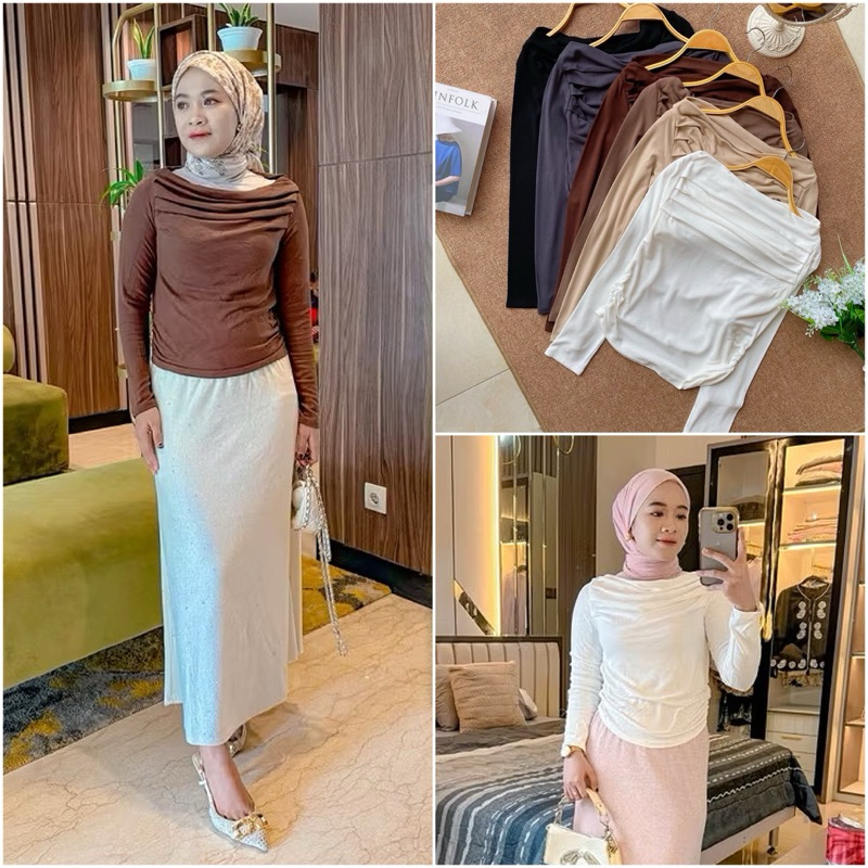 TATAOS BANGKOK BY SALSABILA SABRINA TOP BLOUSE KAOS IMPORT