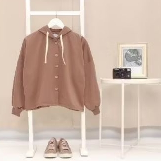 Cardigan Wanita Outfit Korea Hoodie Wanita Sweater Casual (All Size)