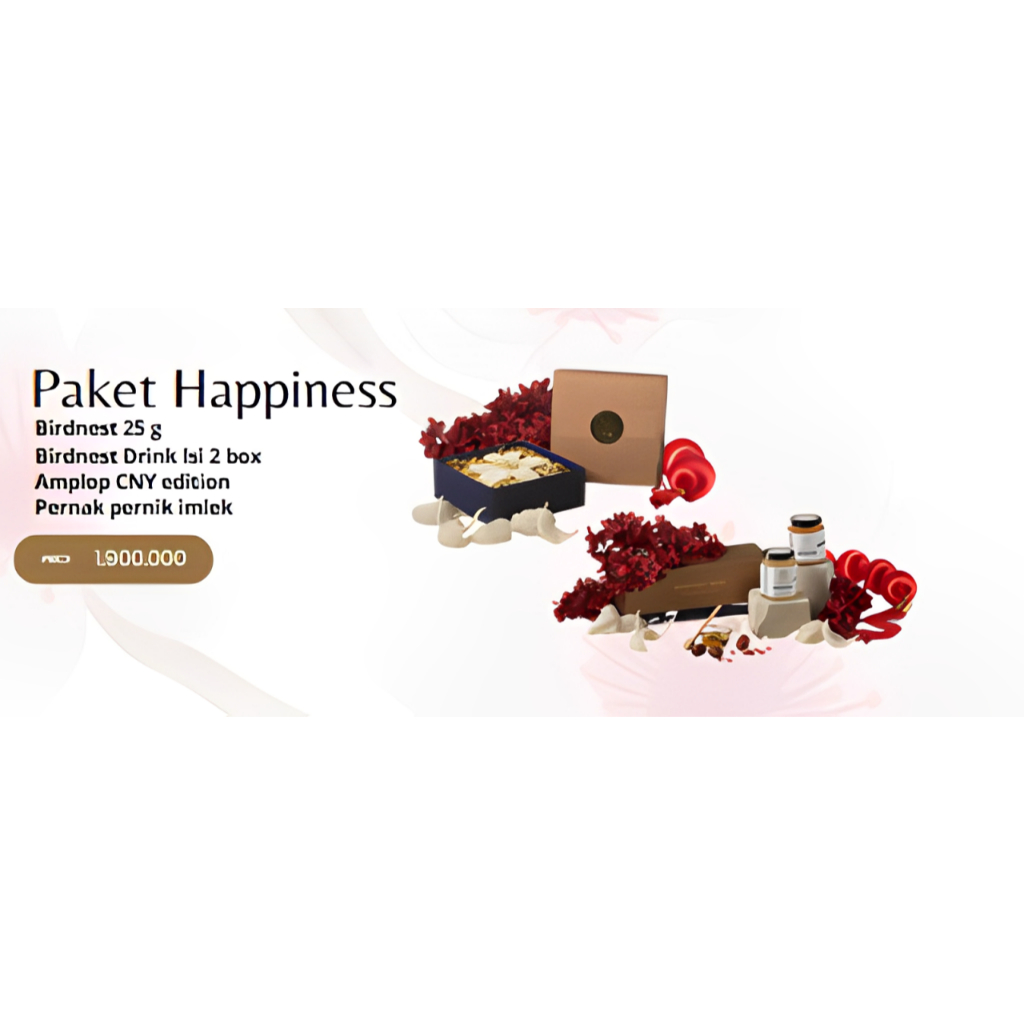 

Hampers Imlek Sarang Burung Walet - Happiness Pacakage