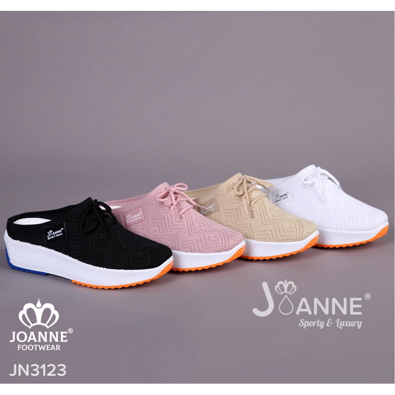 JOANNE FOOTWEAR Casual Slop Sneakers Shoes Sepatu Wanita #JN3123