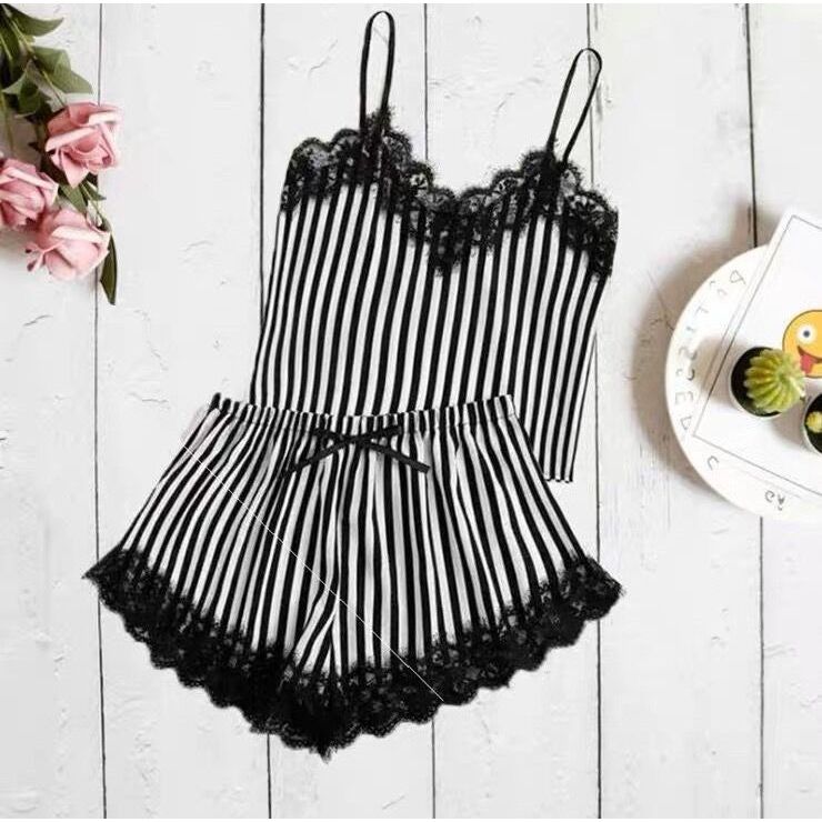 Ay00 Baju tidur/ baju tidur Tanktop Lingerie Sexy Celana Pendek Satin/baju tidur seksi/Baju Tidur