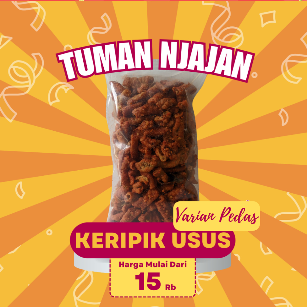 

Keripik Usus Ayam Crispy Pedas Daun Jeruk Harga Grosir