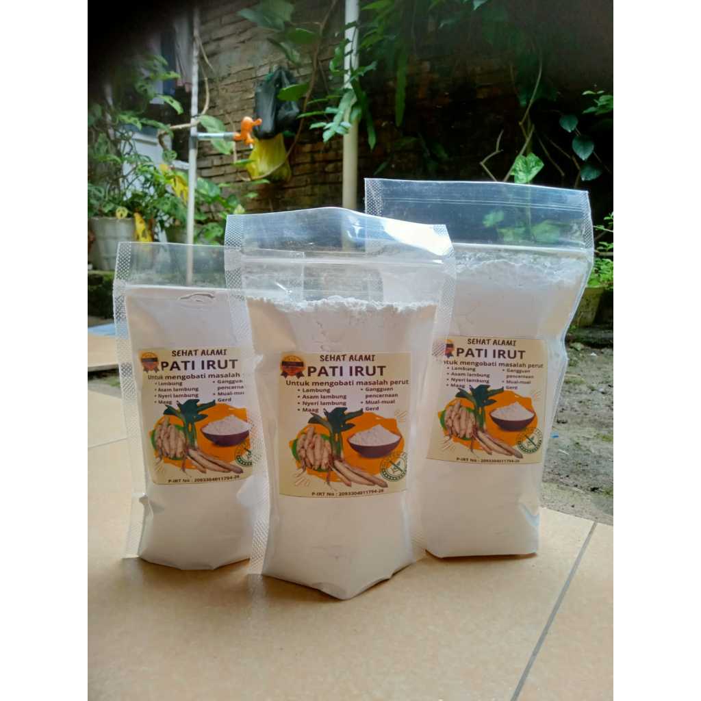 

TEPUNG GARUT PATI IRUT MURNI GLUUTEN FREE OBAT MAAG ASAM LAMBUNG 500G