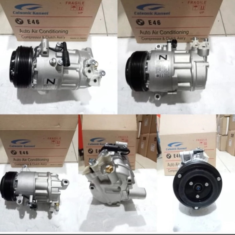 Compressor Kompresor BMW E-46 E46 Calsonic 6pk Depan Penumpang