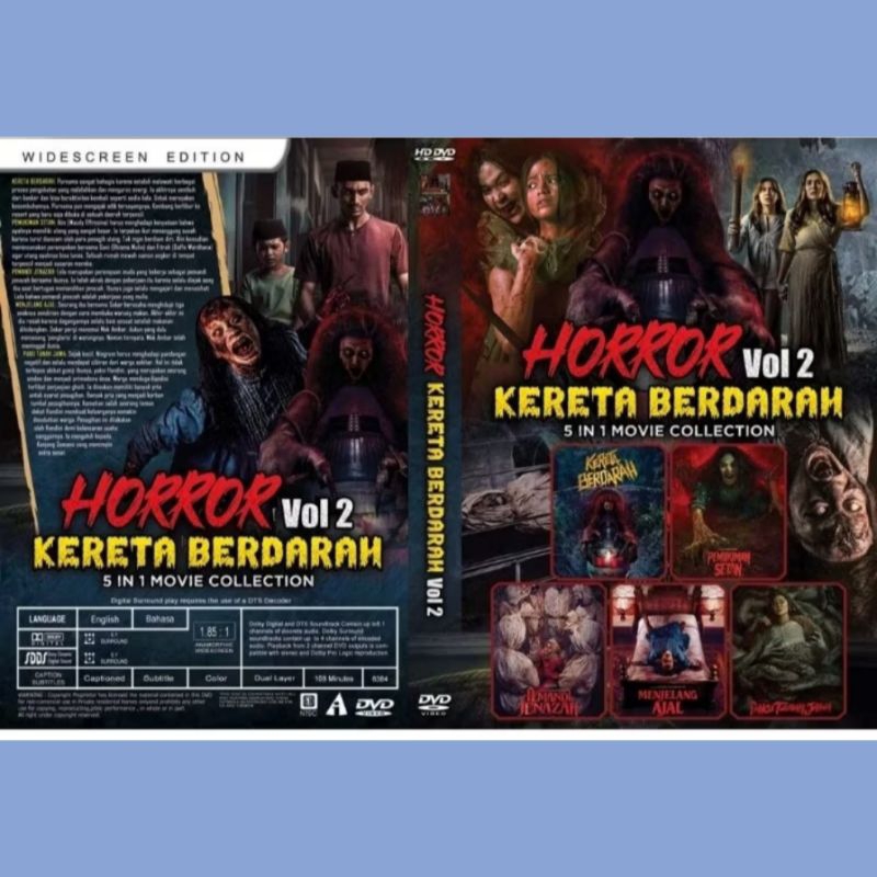 Kaset Koleksi Film Indo Horror Kereta Berdarah Vol. 2