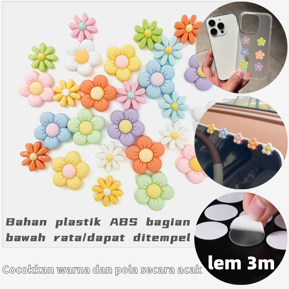 

Stiker Bunga Daisy lucu Stiker Hiasan Aksesoris Lucu Stiker casing ponsel buatan sendiri