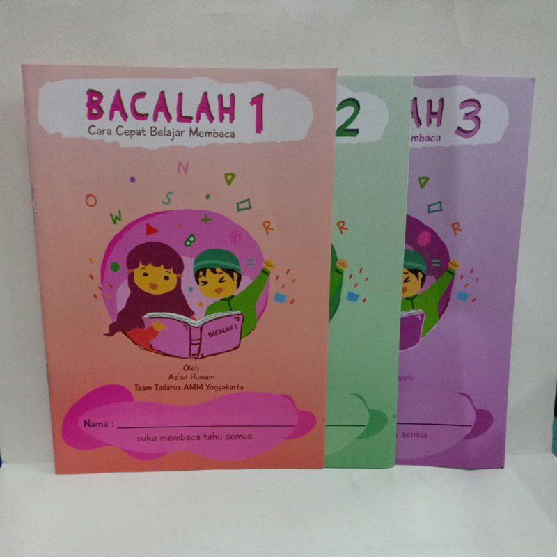Bacalah Jilid 1,2,3 cara cepat belajar membaca