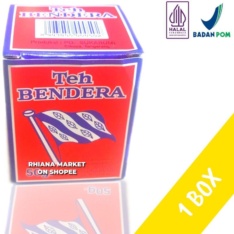 

Teh Bendera Bubuk 50 Gram