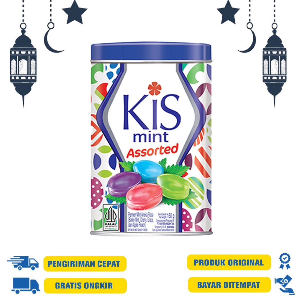 

Kiss Mint Assorrted Permen Kaleng 150 Gram - RAMADHAN EDITION