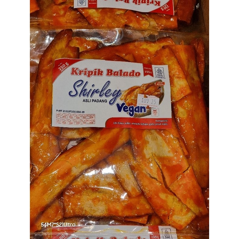 

Shirley Ripik Balado Vegan 250 gr
