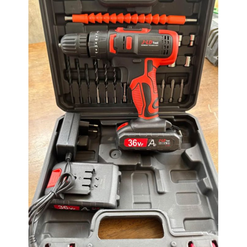 MESIN BOR BATERAI SET 36VOLT JLD