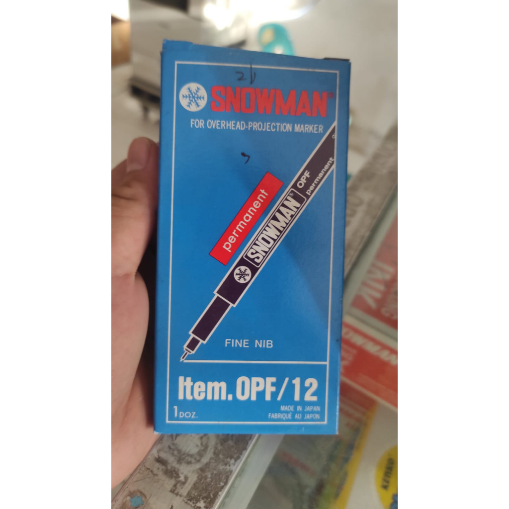 

pulpen snowman permanen