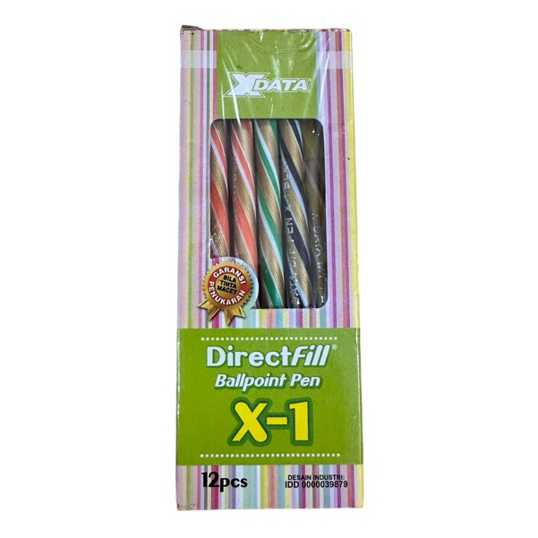 

[1 LUSIN ] PULPEN X DATA BALLPOINT PEN X-1