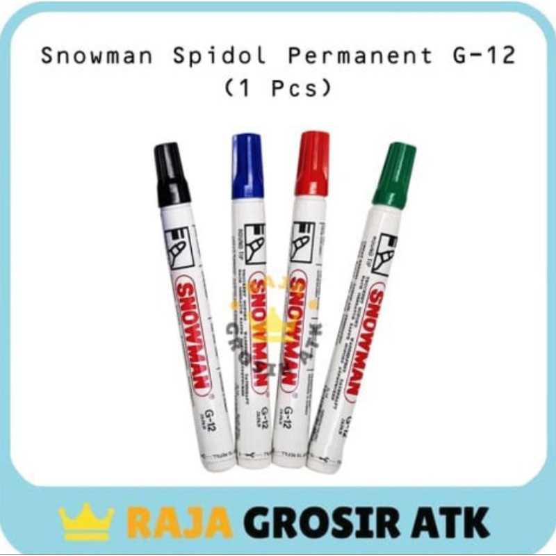 

Snowman Spidol Permanent G-12