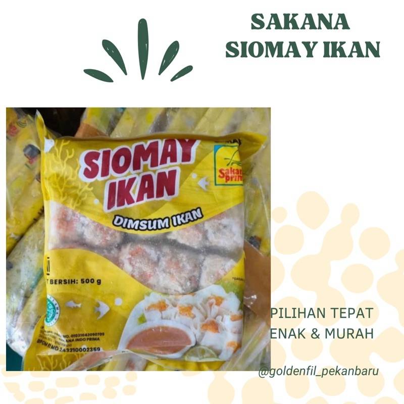 

SIOMAY IKAN SAKANA 500g