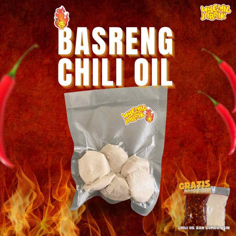 

Basreng Viral Nyemil Jabrik Ikan Asli ISI 6!!!Gratis Chili Oil dan Bumbu Asin