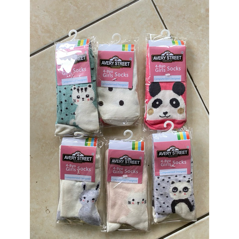 Avery Street Socks Gigi 4-8yo Computerized Designed
