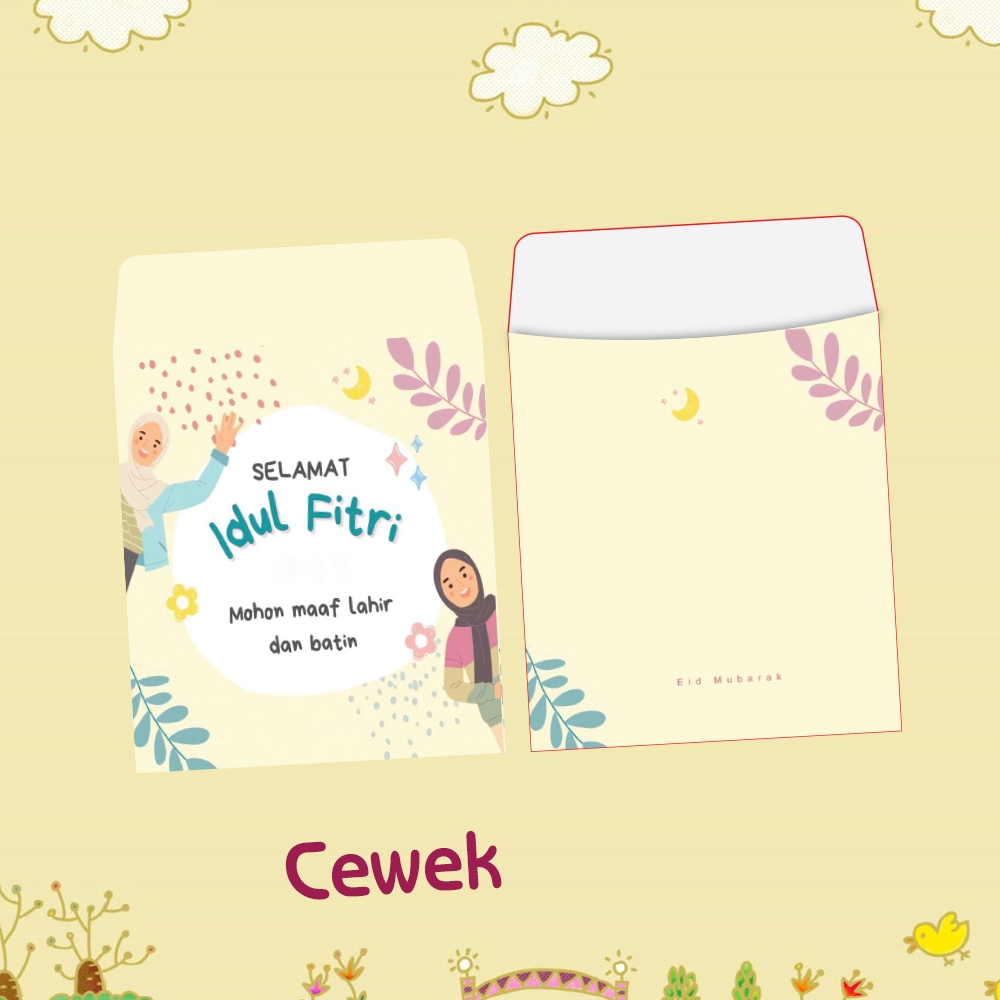 

(10 PCS) AMPLOP LEBARAN MINI/AMPLOP ANGPAO MINI/Eid Mubarak Idul Fitri