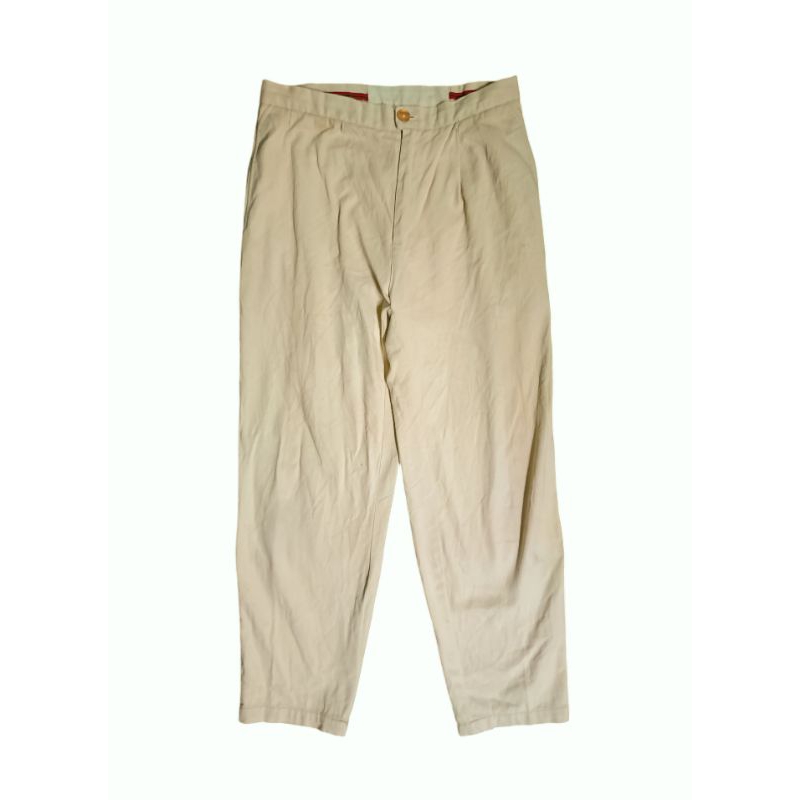 Celana Chino Open ditch cream second original