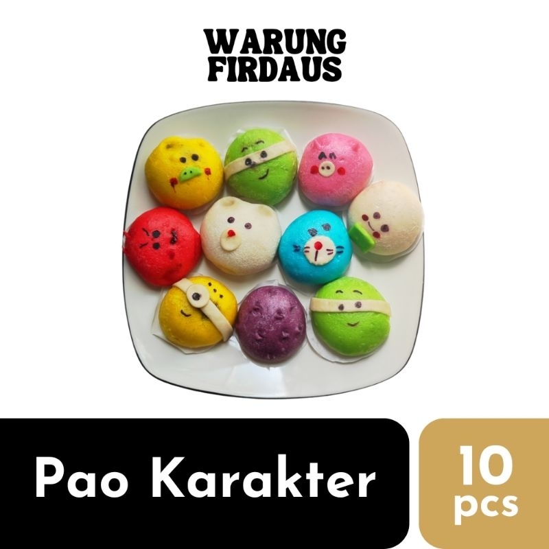 

Bakpao Karakter Isi 10 pcs Murah Lucu Lezat Frozen Food