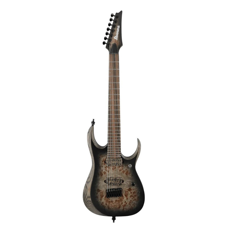 I01-RGD71ALPA-CKF Ibanez Axion Label RGD71ALPA-CKF 7-String Electric Guitar, Charcoal Burst Black St