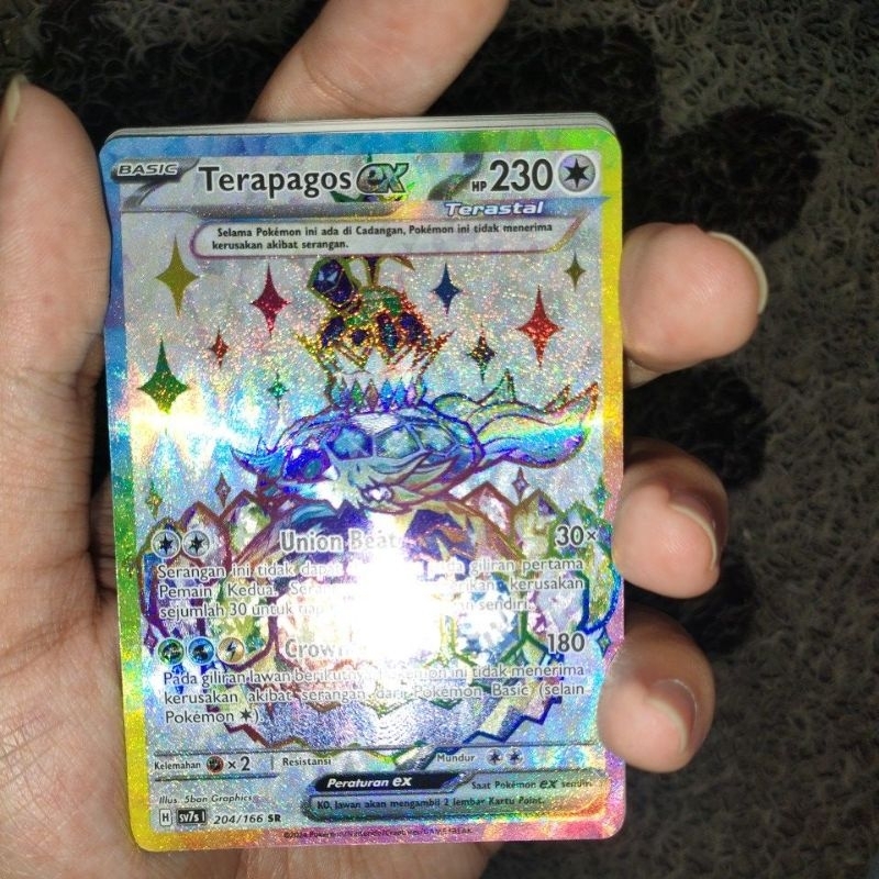 KARTU POKEMON TERAPAGOS EX