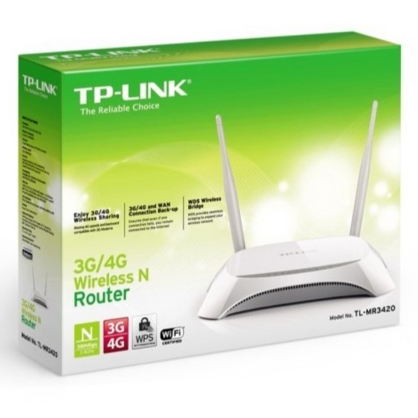 ROUTER TP-Link MR3420 v2 BEKAS