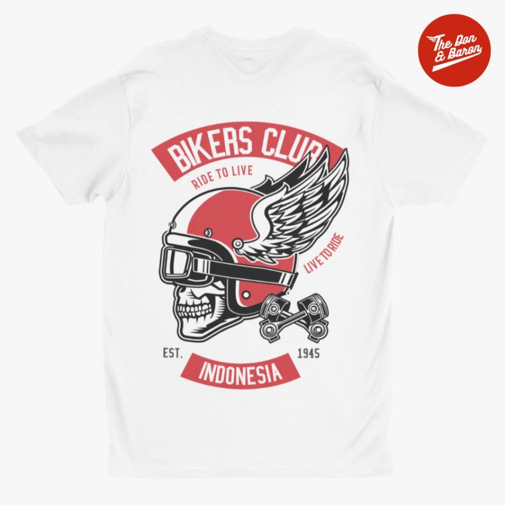 Kaos Vintage Indonesia Motor Biker Brotherhood Vol.10