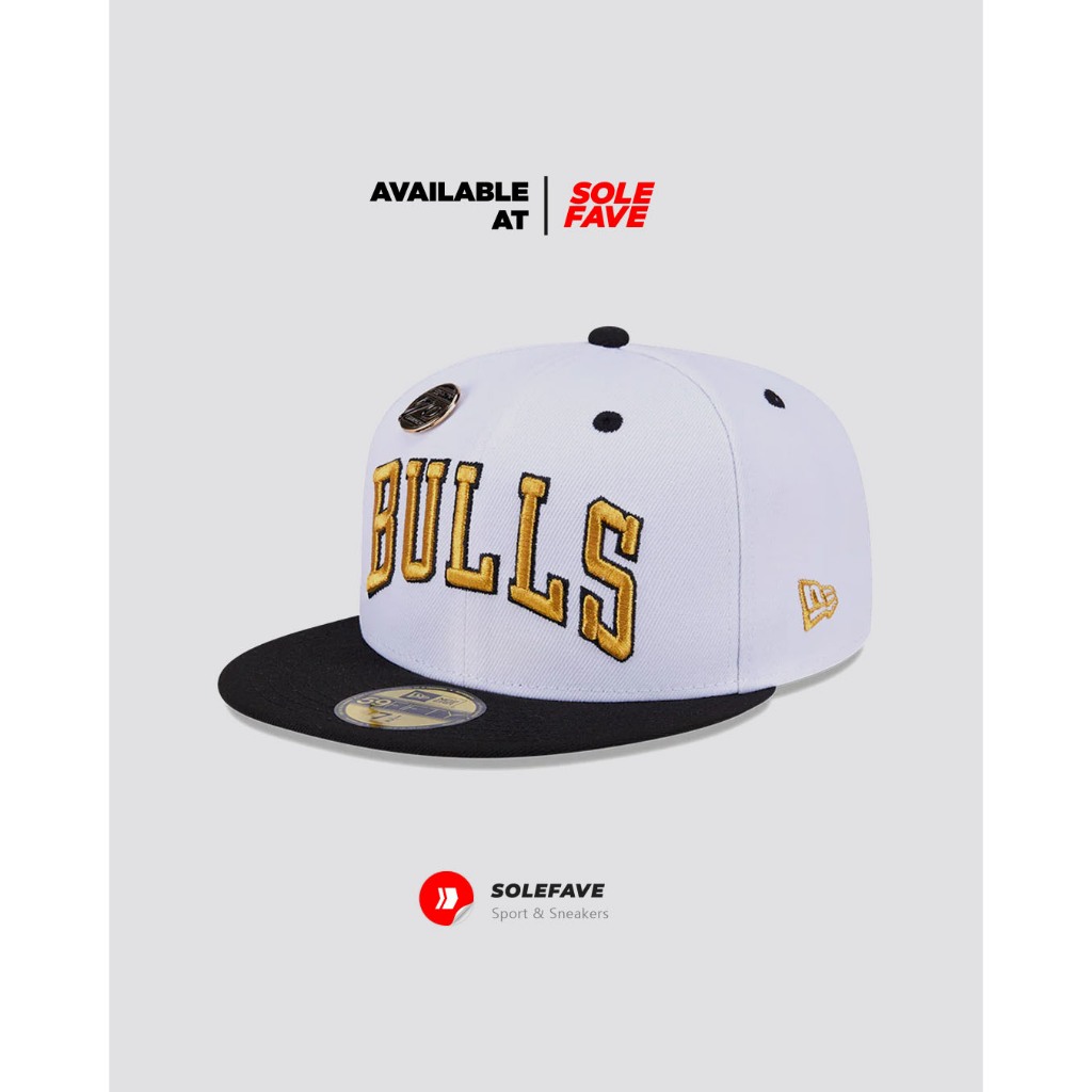 TOPI 5950 X NBA CHICAGO BULLS 5950 DAY NEW ERA 70 ANNIVERSARY NRA60571930