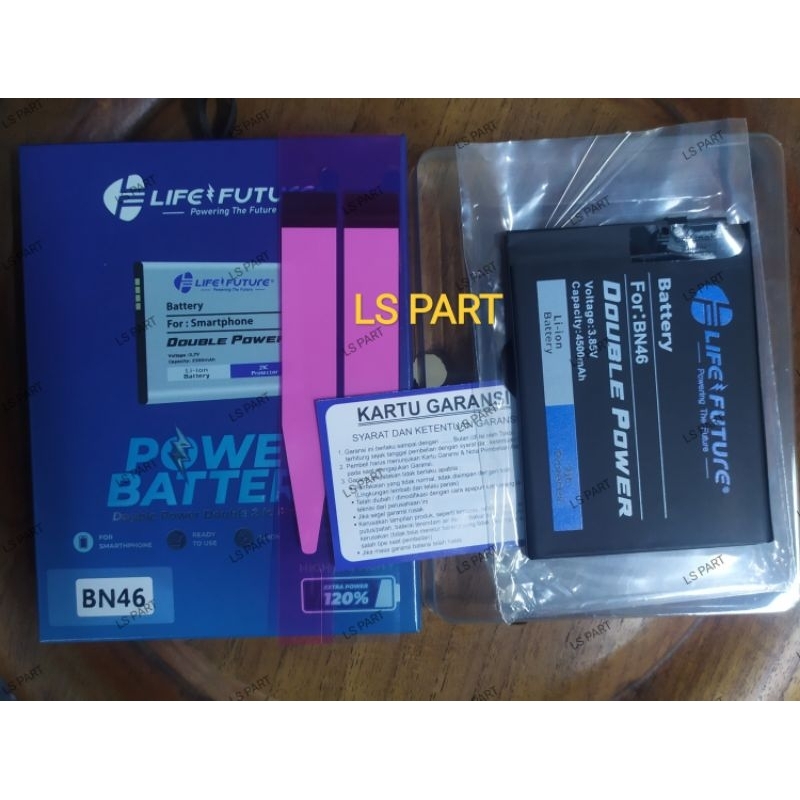 Baterai LF Double power ~ BN46/BN 46 Xiomi Redmi 7 / Redmi Note 8