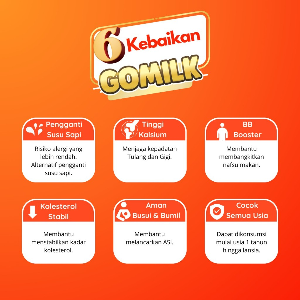 

GOMILK SACHET / 1 BOX netto 1KG isi 40 Sachet / SUSU KAMBING ETAWA PLUS HERBAL