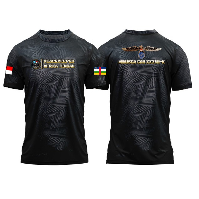 Kaos SATGAS MINUSCA CAR XXXVII-K/Kaos  Bahan Dryfit EMBOS PREMIUM/Kaos jersey MINUSCA CAR 37-K