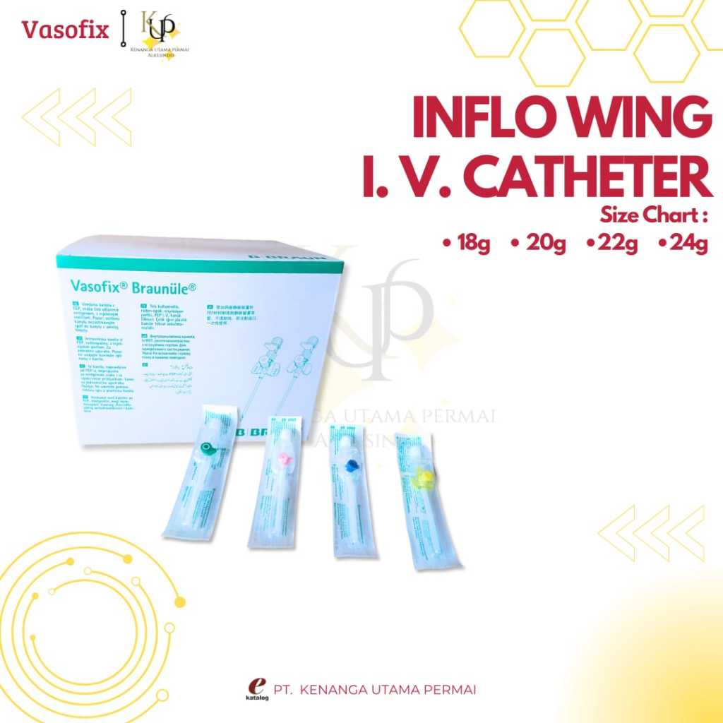 Vasofix BBRAUN IV Catheter no. 18,20,22,24