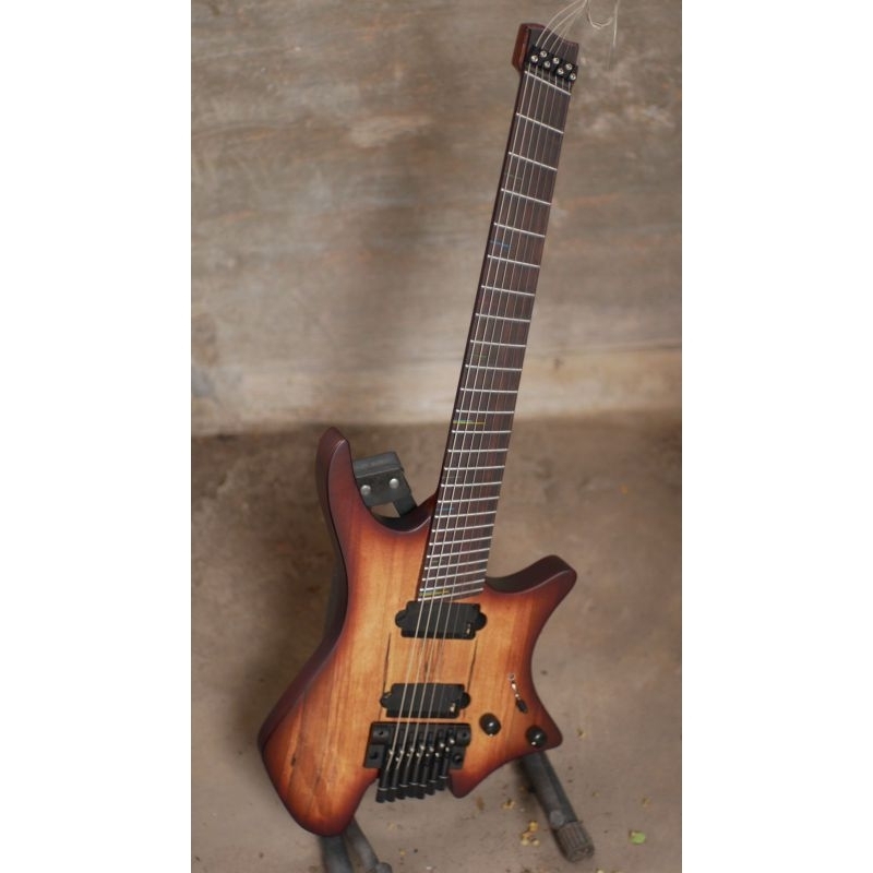 Headless Gitar MultiScale 7Strings Model Strandberg Steinberger TANPA PICKUP.