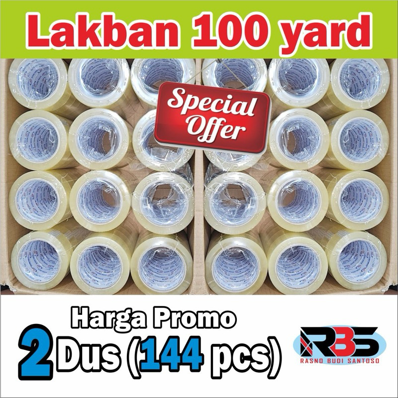 

PAKET 2 DUS LAKBAN BENING / LAKBAN COKLAT 45X100YARD