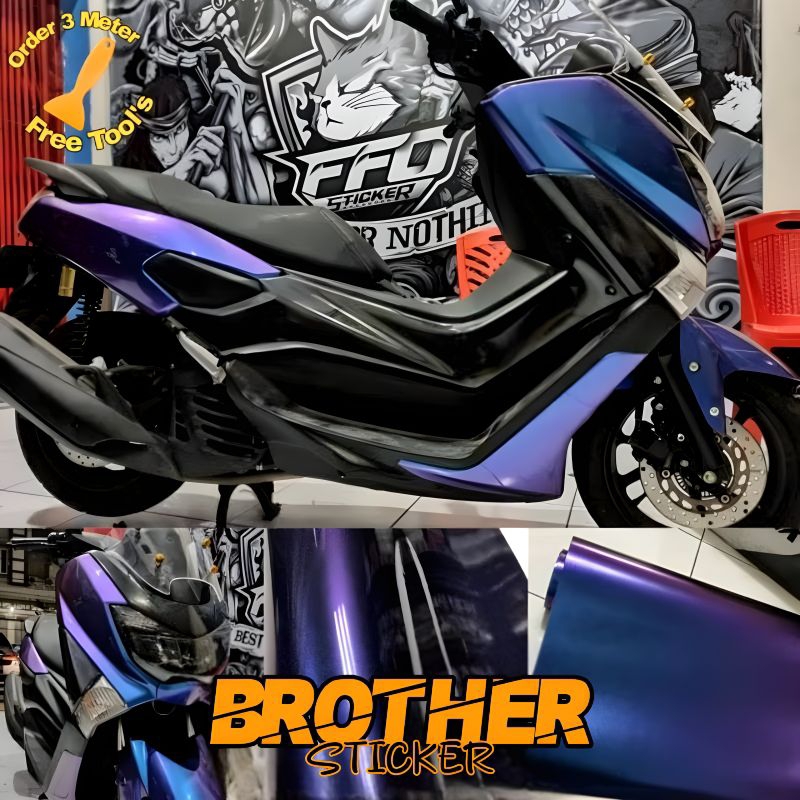 stiker skotlet chameleon sticker bunglon scotlite motor