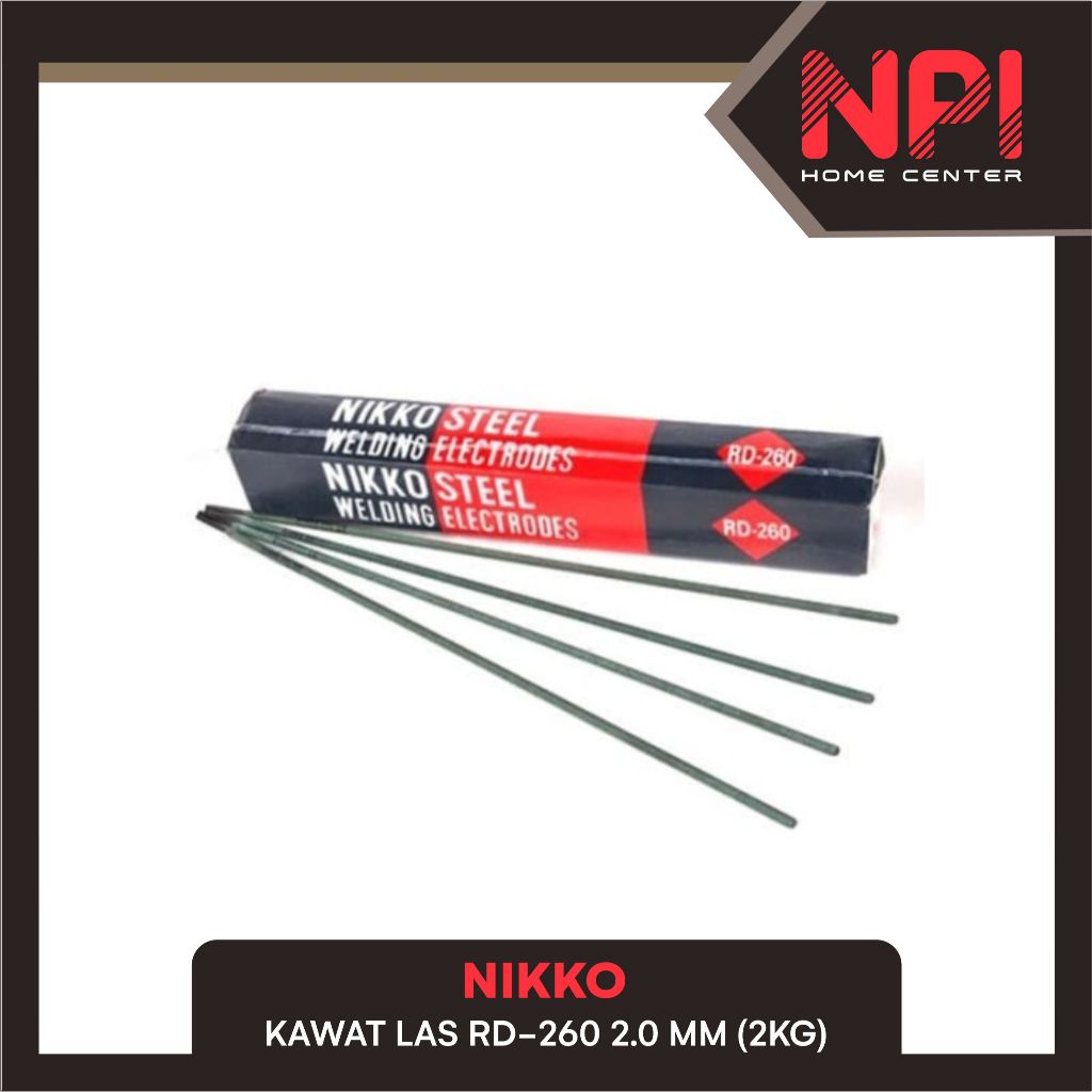 Nikko Steel - Kawat Las Listrik Welding Electrodes Rd 260 Rd260 2 Mm